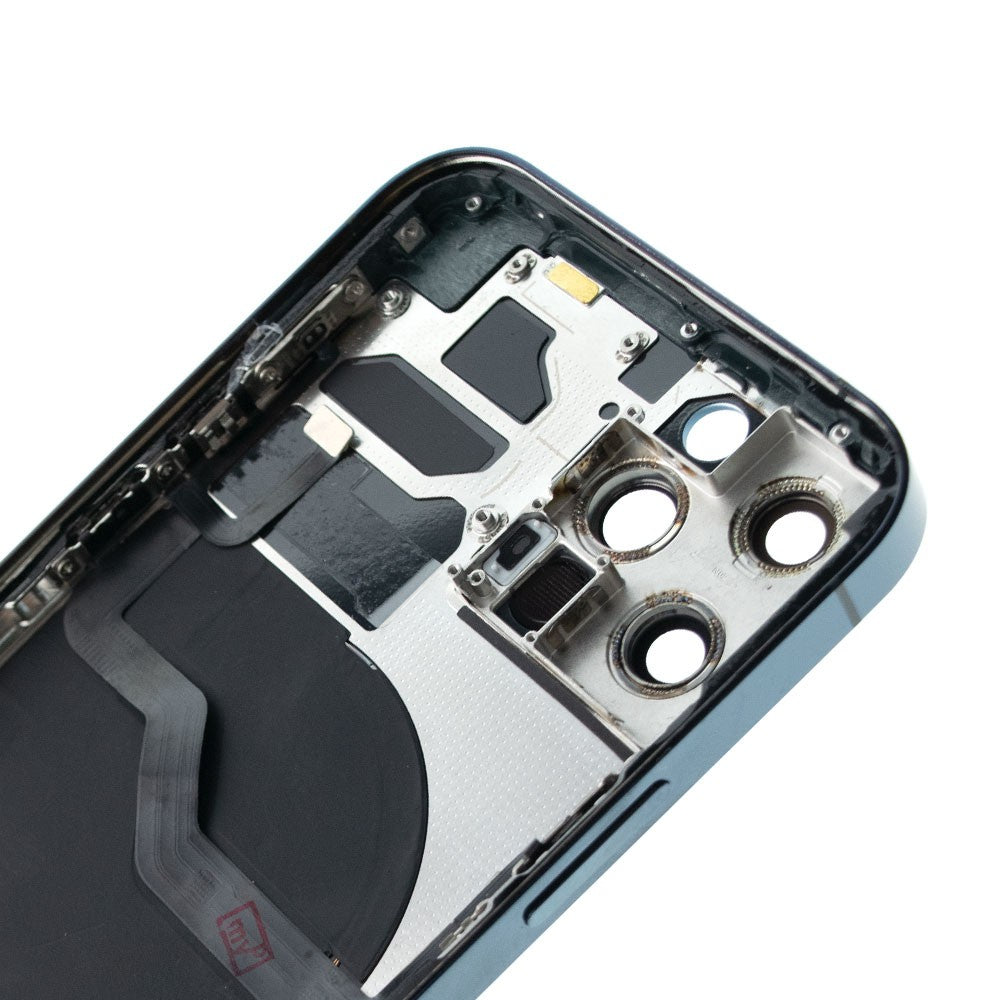 Rear Housing with Small Parts for iPhone 12 Pro (Purple)-Blue Rear Housing with Small Parts for iPhone 12 Pro (Purple)-Blue